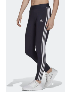 Leggings Donna Adidas 3 Stripe Essentials - Blu