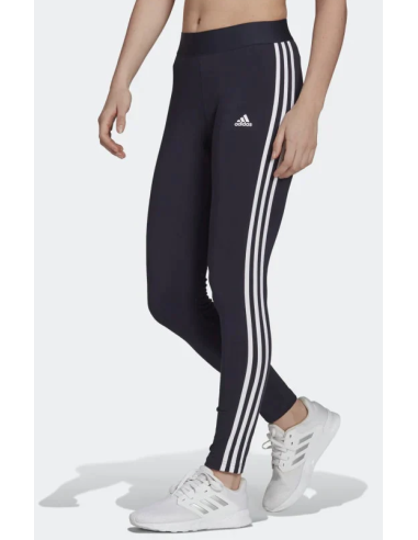 Adidas 3 Stripe Essentials Women's Leggings - Blue