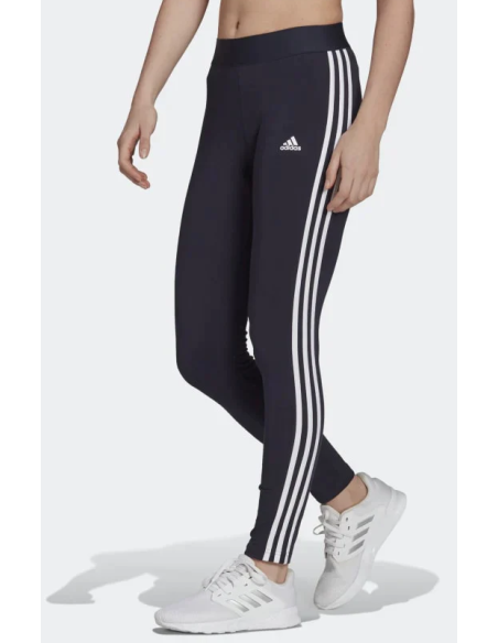 Leggings Donna Adidas 3 Stripe Essentials - Blu