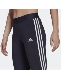 Leggings Donna Adidas 3 Stripe Essentials - Blu 2