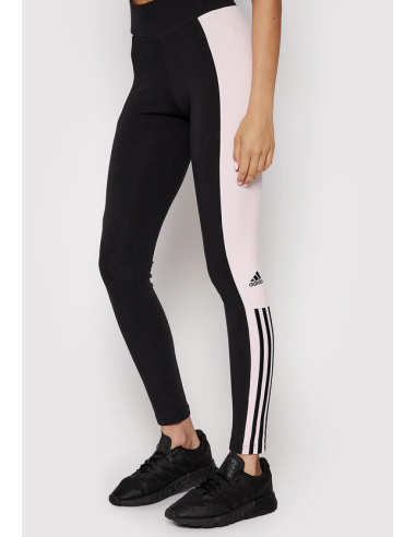 Legging Adidas Essentials Colorblock Cut 3 pour Femme - Noir/Rose