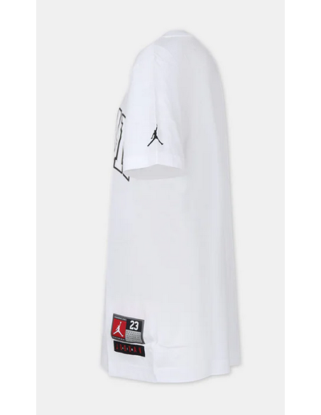 T-shirt Ragazzo Jordan Practice Flight - Bianco