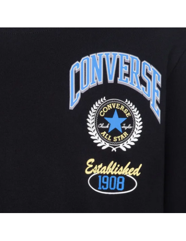 Camiseta Converse Collegiate Sport Niño - Negro