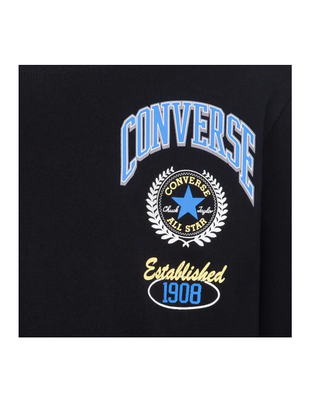 Camiseta Converse Collegiate Sport Niño - Negro