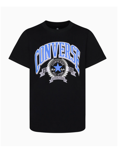 Converse Rec Club Jungen-T-Shirt – Schwarz