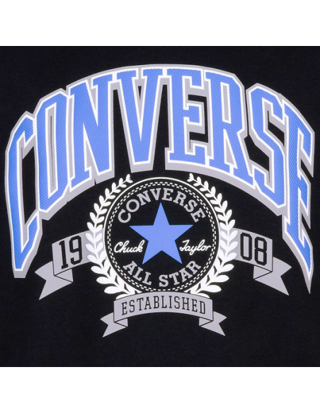 Converse Rec Club Jungen-T-Shirt – Schwarz