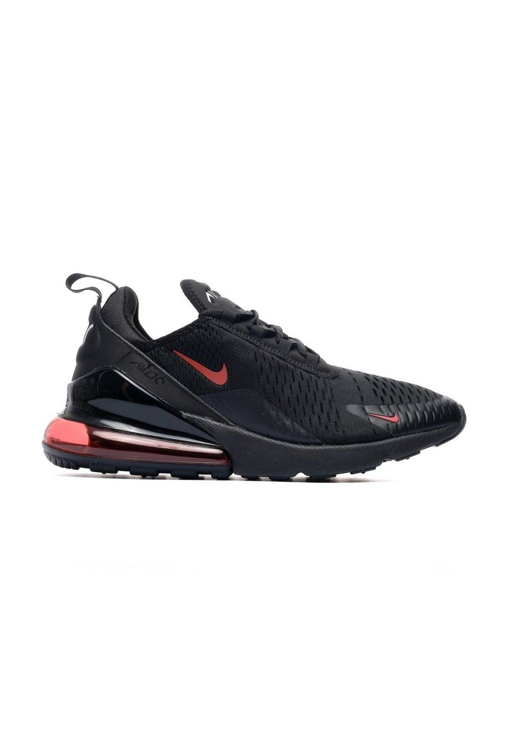 Nike 270 mens black and red best sale