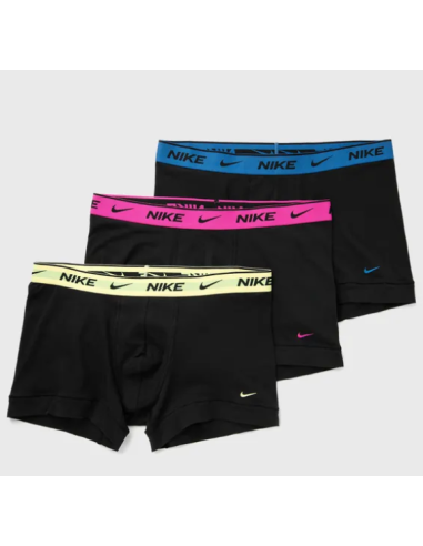Tres calzoncillos Nike Everyday Cotton Stretch - negro