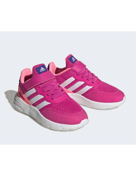 Chaussures Adidas Nebzed EL K pour Filles - Fuchsia