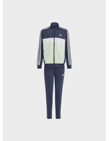 Adidas Essentials 3-Stripes Tiberio Boy Tracksuit - Blue