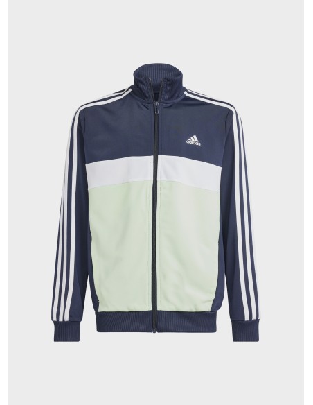 Chándal Adidas Essentials 3 Rayas Tiberio Muchacho - Azul