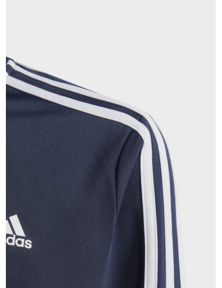 Adidas Essentials 3-Streifen Tiberio Junge-Trainingsanzug – Blau