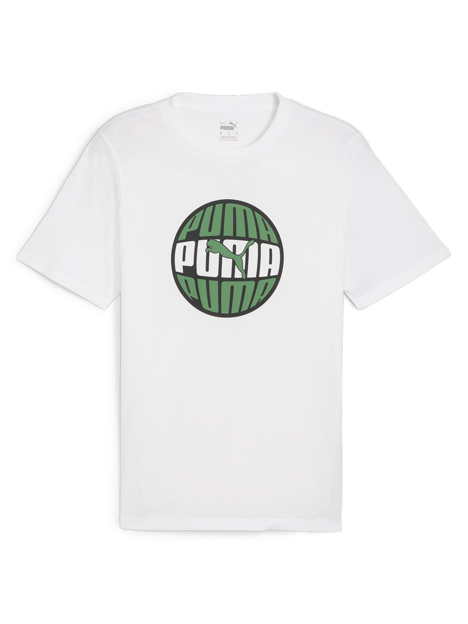 Puma Graphics Men's T-Shirt - White | eBay