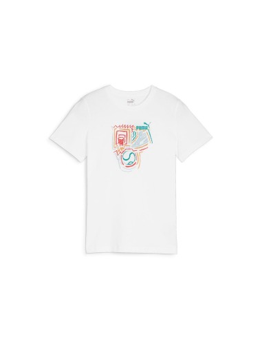 Puma Graphics Child T-shirt - White