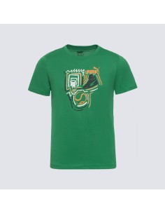 T-shirt Bambino Puma Graphics - Verde