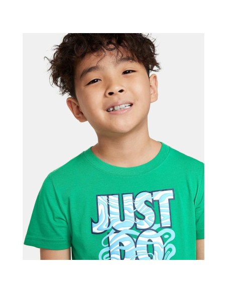 Camiseta Nike Just Do It Niño - Verde