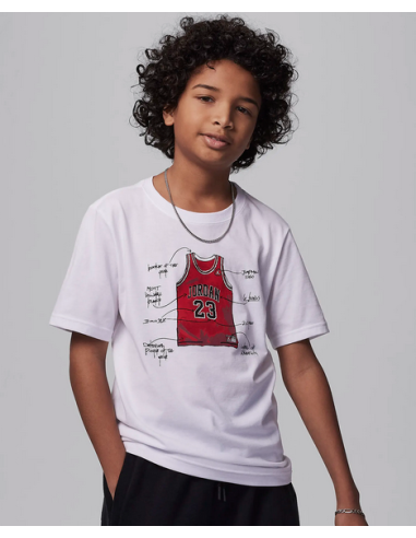T-shirt pour Garçons Jordan The Jarsey Tee - Blanc