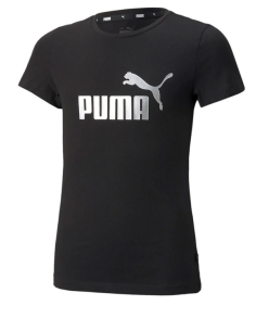Puma Essential Mädchen-T-Shirt – Schwarz
