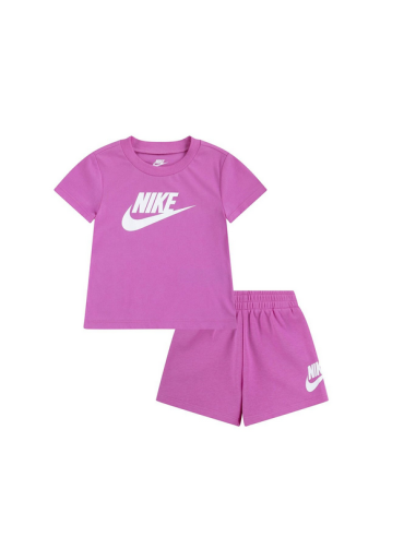Completo Bambina Nike Club Tee - rosa