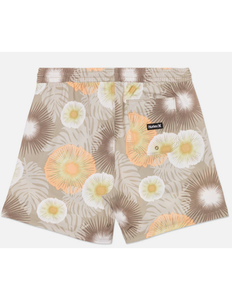 Maillot de Bain Homme Hurley Khaki Cannonball Volley 17" - Beige