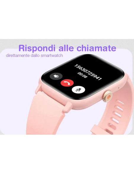 Smartwatch Herren Damen Saconet mit Passer/Responder Aux Calls Montre de Fitness