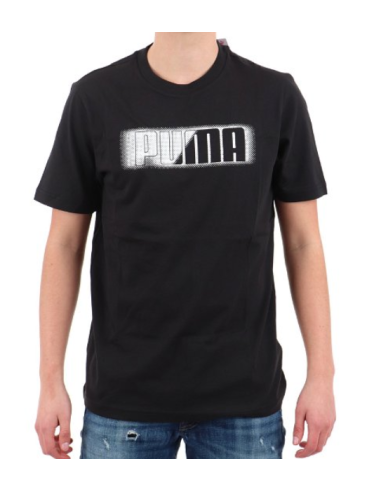 Camiseta Puma Graphics Wording Tee - Hombre - Negro