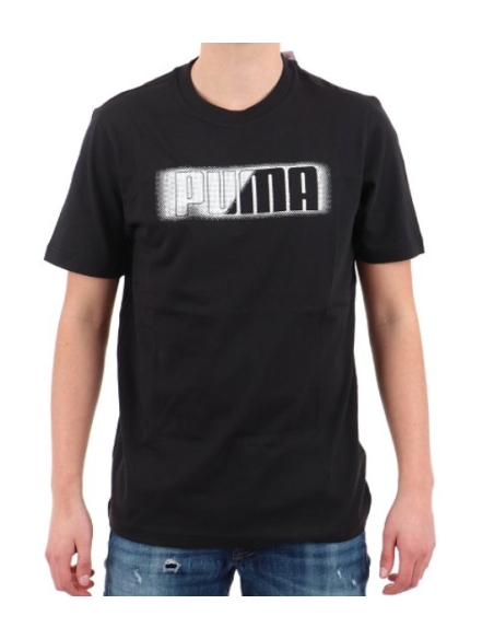 T-shirt pour Hommes Puma Graphics Wording Tee - Noir