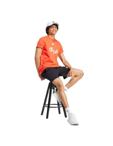 Adidas Graphic Print Herrenshorts – Schwarz