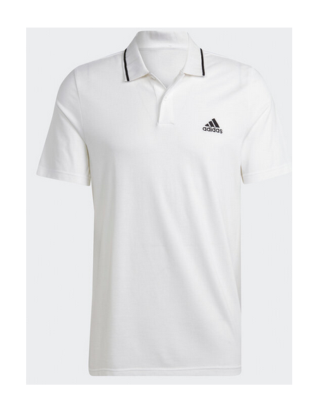 Adidas Polo Essentials Small Logo Men's T-shirt - White