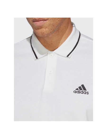 T-shirt Uomo Adidas Polo Essentials Small Logo - Bianco