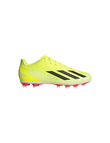 Chaussures de football Adidas X Crazyfast club FxG - Jaune fluo