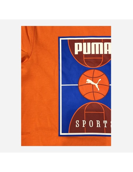 Puma Basket Court boy's t-shirt - Orange
