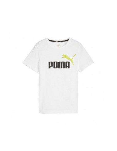 T-shirt ragazzo Puma Essentials - Bianco