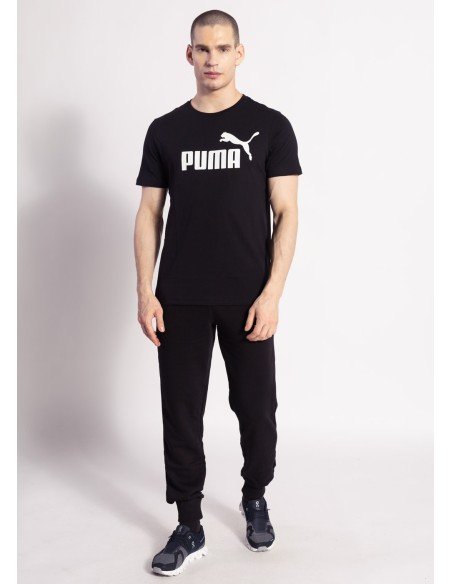 Puma Essential Logo Herren T-Shirt – Schwarz