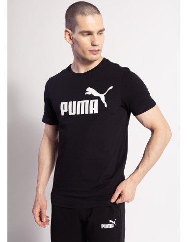 Camiseta Puma Essential Logo - Hombre - Negro