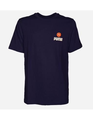 Puma Basket Court Herren-T-Shirt – Blau