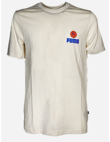 Camiseta Puma Basket Court Hombre - Beige