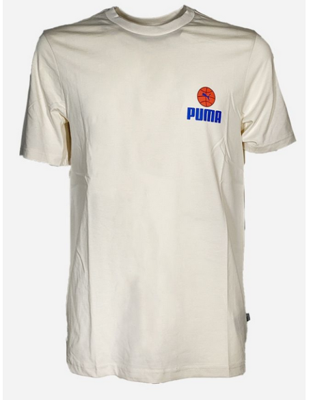 Camiseta Puma Basket Court Hombre - Beige
