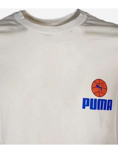 Camiseta Puma Basket Court Hombre - Beige