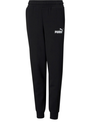 Pantalone Ragazzo Puma Essentials Logo - Nero