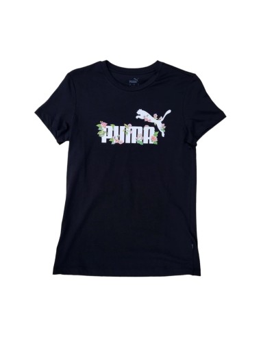 T-shirt Femme Puma Floral - Noir