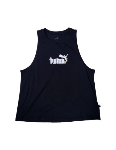 Camiseta de tirantes Puma Floreal - Mujer - Negro