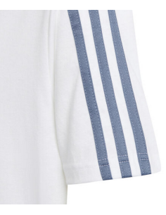 T-shirt Ragazzo Adidas Essentials 3-Stripes - Bianco 2