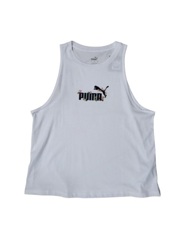 Camiseta de tirantes Puma Floreal - Mujer - Blanco