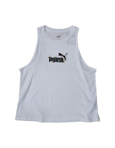 Canotta Donna Puma Floreal - Bianco