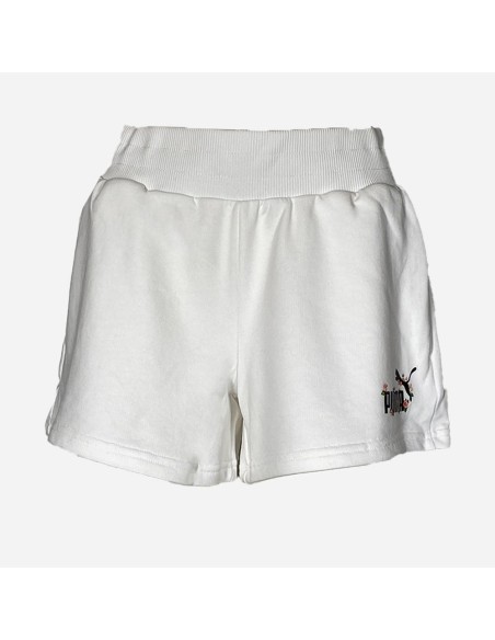 Pantaloncino Donna Puma Floreal - Bianco