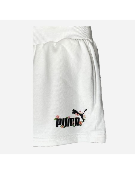 Puma Floralal Damen Shorts – Weiß
