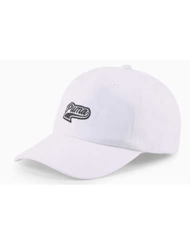 Puma Script Logo Mütze – Weiß