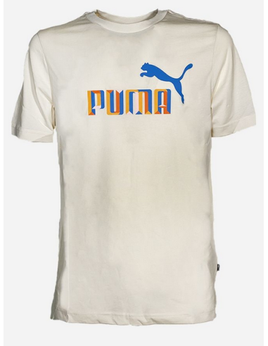 Camiseta Puma Essential Logo Hombre - Beige