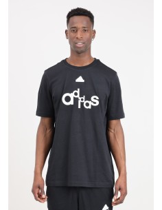Camiseta Adidas Graphic Print Hombre - Negro